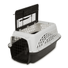 Double Door Top Load Pet Kennel; White; 19"L