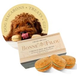 Dog Macarons - Count of 3 (Dog Treats | Dog Gifts)