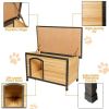 Wood Extreme Weather Resistant Pet Log Cabin