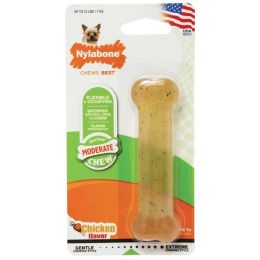 Nylabone Flex Moderate Chew Dog Toy Chicken, 1ea/XS/Petite 1 ct