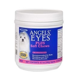 Angels Eyes PLUS Beef Flavor Tear Stain Soft Chews 8.5 oz 120 Count