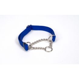 Check-Choke Adjustable Check Training Dog Collar Blue 3-4 in x 14-20 in