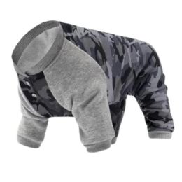 Canada Pooch Dog Frosty Sweatsuit Black Camo 12