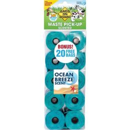 Bags on Board Waste Pick-up Scented Bags Refill Blue 140 Count