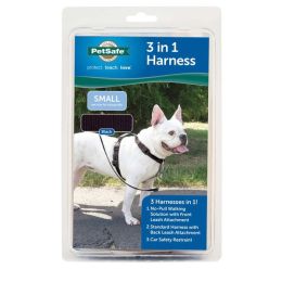 PetSafe 3in1 Dog Harness Black, 1ea/SM