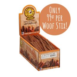 HAPPYH D BF WOOF STIX 6" 80CT