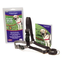 PetSafe Easy Walk Dog Harness Black/Silver, 1ea/LG