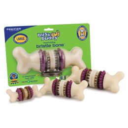 Busy Buddy Bristle Bone Chew Toy Multi-Color Large