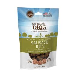 Exclusively Pet Meat Treats Sausage Bits Dog Treat 7 oz