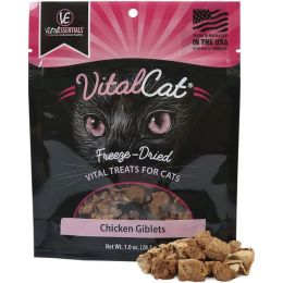 Vital Essentials Cat Freeze Dried Treat Chicken Giblet 1Oz