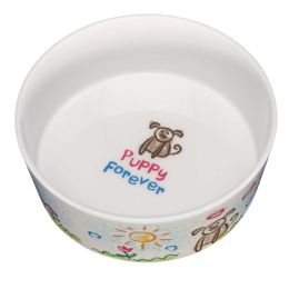 Loving Pets Dolce Moderna Bowl Puppy Forever  1ea/SM