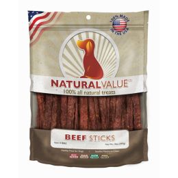 Loving Pets Natural Value Beef Stick Recipe Dog Treat 14 oz