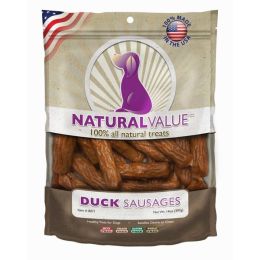 Loving Pets Natural Value Duck Sausage Recipe Dog Treat 13 oz