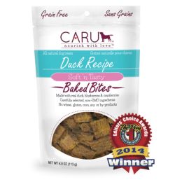 Caru Dog Natural Duck Recipe Bites 4Oz.