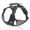 No Pull Pet Harness For Dog & Cat; Adjustable Soft Padded Large Dog Harness With Easy Control Handle